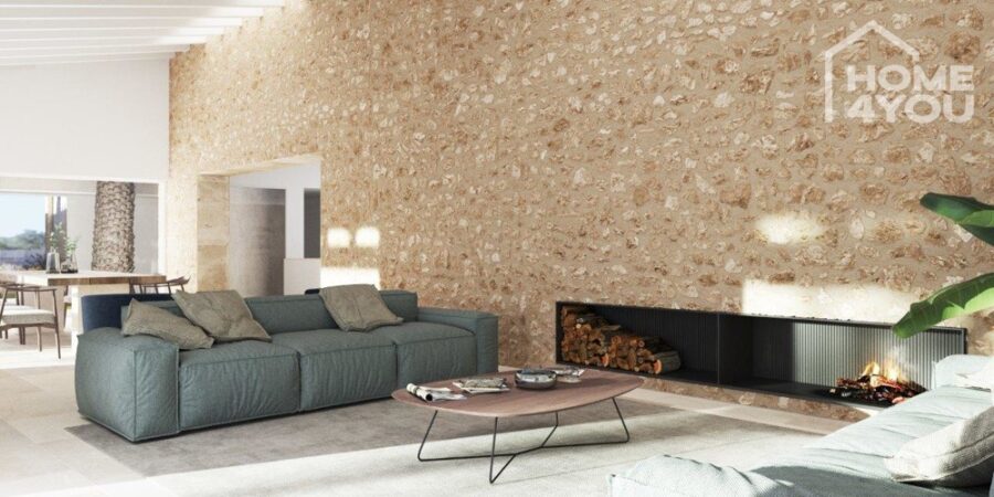 Luxus-Finca z.sofortigen Baustart incl. Planung 31.000 qm Grund, 5 SZ, 5 Bäder, Pool, Brunnen, Solar, 07630 Campos (Spanien), Einfamilienhaus