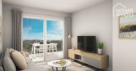 Top Neubau-Apartment in Bestlage, 61 qm, 2 SZ, 2 Bäder, Klima, Garten, Strandnähe, Pool, Parkplatz - B1-Compass-Cala dOr-livingroom
