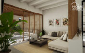 Exklusives, mediterranes Stadthaus, 220qm, 3 SZ, 3 BZ, Rooftop, Pool, Garage, Ortsnah, Einzug 2023 - Wohnzimmer