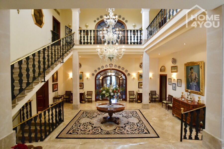 Exklusive Luxus Frontline Villa in Son Veri Nou, 850 qm, 5 SZ mit Bädern, Pool, Terrassen, Meerblick, 07609 Llucmajor / Son Verí Nou (Spanien), Villa