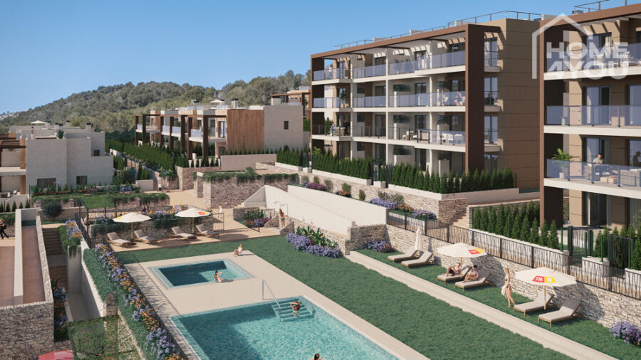Moderne Traumvilla, 266 qm, 3 Schlafzimmer, 3 Bäder, Gemeinschaftspool, Garage, Bezug: 2023, 07589 Capdepera / Font de sa Cala (Spanien), Villa