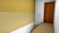 Wohntraum: Design-Stadthaus top saniert, 3 SZ, 200 qm, Klima, Fussbodenheizung, Pool, Kamin, Garten - Illustration Flur OG