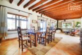 LUXUS-Pool-Villa Traumlage am Meer mit Privatzugang, 370 qm, 6 SZ, 5 Bäder, Zentralhzg., Glas-Pool - Esszimmer