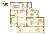 Einzigartiger Wohntraum: Imposante- Finca, 250 qm, 15.000 Areal, 4 SZ, Zentralheizung, Strandnähe - Grundriss Erdgeschoss