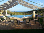 Preissensation: Exklusive Finca, Portocolom, 500 qm, Meerblick, 16.000qm, Infinity-Pool, TG, Sauna. - Pool-Terrasse