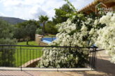 Preissensation: Exklusive Finca, Portocolom, 500 qm, Meerblick, 16.000qm, Infinity-Pool, TG, Sauna. - Obere Terrasse