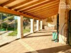Preissensation: Exklusive Finca, Portocolom, 500 qm, Meerblick, 16.000qm, Infinity-Pool, TG, Sauna. - Terrasse mit Außenküche