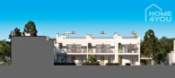 Neubau-Reihenvillen in Cala Estancia,Wohnen direkt am Meer. 140qm, 3SZ, 3 Bäder, Dachterrasse, Pool - Fassade Häuser 1-3