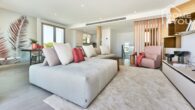 Neubau-Reihenvillen in Cala Estancia,Wohnen direkt am Meer. 140qm, 3SZ, 3 Bäder, Dachterrasse, Pool - Wohnzimmer 1