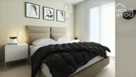 Moderne Neubau-Wohnung, Pool, 1.OG, 164 qm, 2 SZ, 2 Bäder, Sonnenterrasse Top-Lage der Cala Murada - Visualisierung Schlafzimmer 1