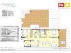 Modernes Appartement, 245 qm, 3 Schlafzimmer, 2 Bäder, Gemeinschaftspool, Garage, Bezug : 2023 - Beispielgrundrisse
