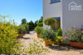 Designervilla in Calvia, 340qm, 2SZ, 2Bäder, Weinraum, Garage, Kamin, Pool, Meerblick-Sonnenterrasse - Garten
