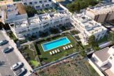 Neubau-Reihenvillen in Cala Estancia,Wohnen direkt am Meer. 140qm, 3SZ, 3 Bäder, Dachterrasse, Pool - Luftaufnahme
