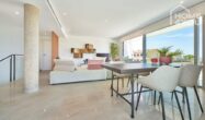 Neubau-Reihenvillen in Cala Estancia,Wohnen direkt am Meer. 140qm, 3SZ, 3 Bäder, Dachterrasse, Pool - Essbereich
