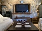 Leben und Arbeiten in perfekter Harmonie: hochwertiges Chalet, 300 qm, 3 SZ , Pool und Vermietlizenz - Wohnzimmer