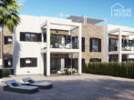 Moderne Neubau-Wohnung mit Pool, EG 98 qm, 2 SZ, 2 Bäder, Top-Lage der Cala Murada - Visualisierung Aussenansicht 1
