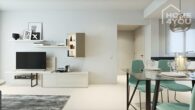 Moderne Neubau-Wohnung mit Pool, EG 98 qm, 2 SZ, 2 Bäder, Top-Lage der Cala Murada - Visualisierung Wohnzimmer 4